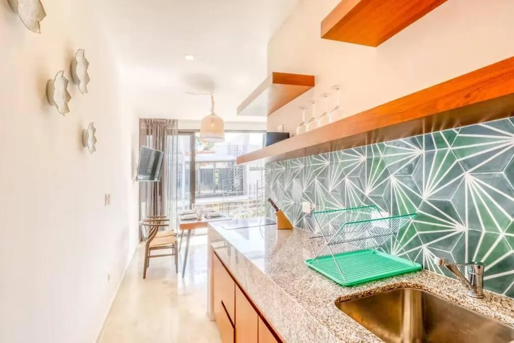 304 Amena Romantic Jungle Ph W/ Private Pool & Gym Apartment Tulum