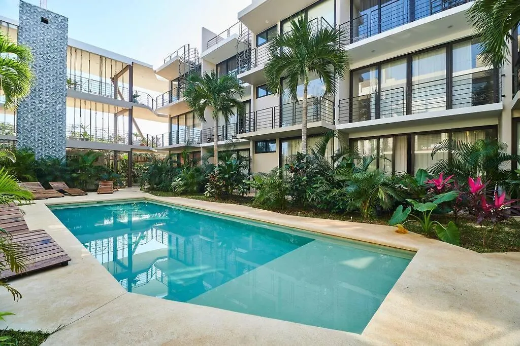 304 Amena Romantic Jungle Ph W/ Private Pool & Gym Apartment Tulum