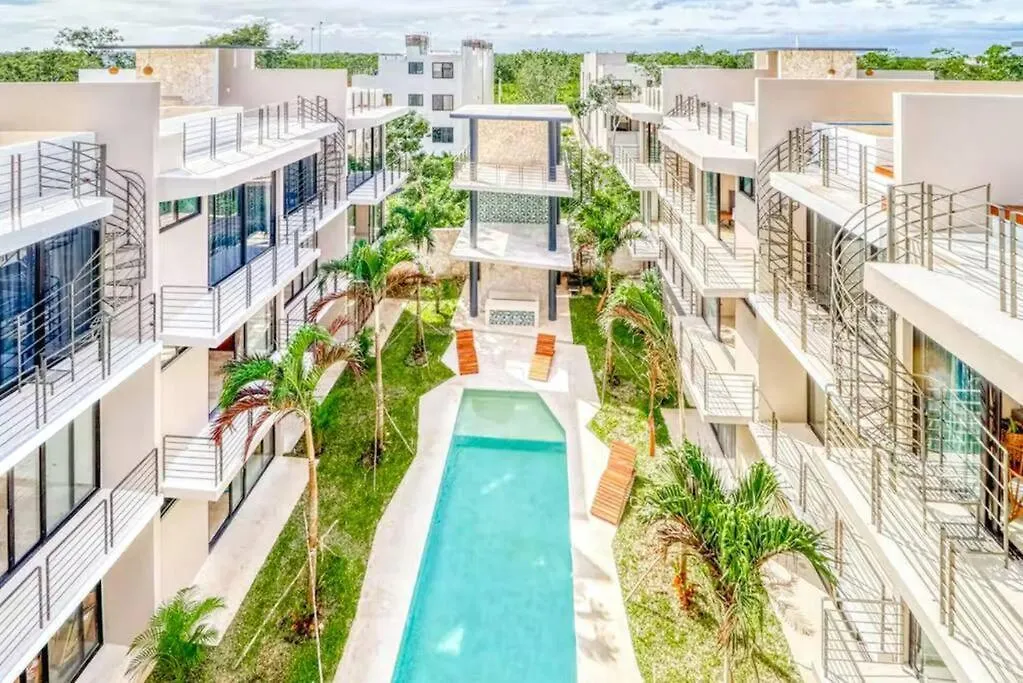304 Amena Romantic Jungle Ph W/ Private Pool & Gym Apartment Tulum Mexico
