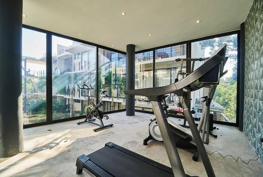 304 Amena Romantic Jungle Ph W/ Private Pool & Gym Apartment Tulum