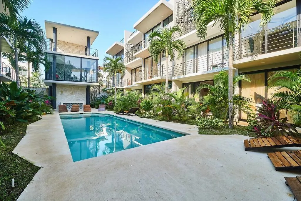 304 Amena Romantic Jungle Ph W/ Private Pool & Gym Apartment Tulum