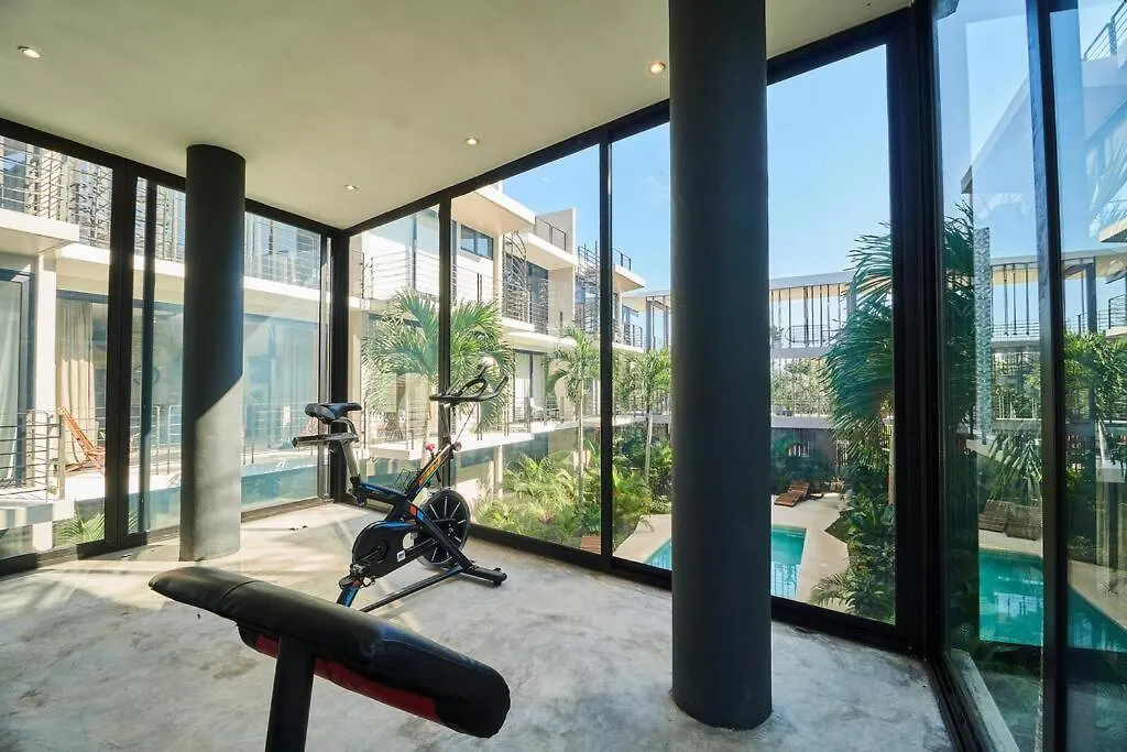 304 Amena Romantic Jungle Ph W/ Private Pool & Gym Apartment Tulum